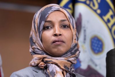 Rep. Ilhan Omar responds after federal officers search her home