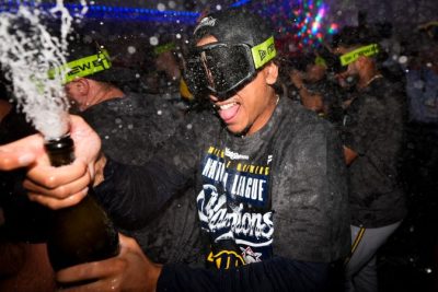 Why baseball teams party so hard and so often in October