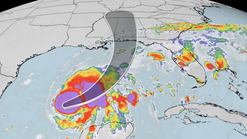 Isaias rapidly intensifies into season’s first Atlantic hurricane as Gulf Coast braces for landfall