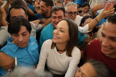 Opposition leader María Corina Machado returns to Venezuela from exile