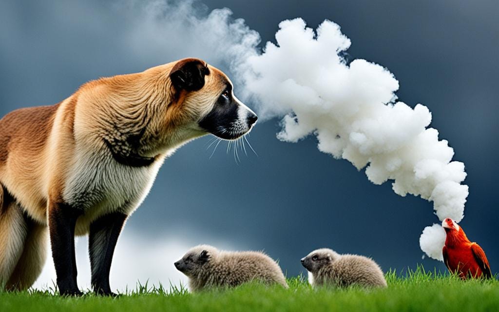 hazardous airborne particles endangering animals hazardous airborne particles endangering animals
