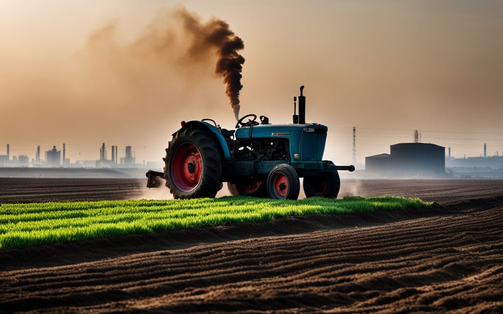 air pollution effect on agriculture