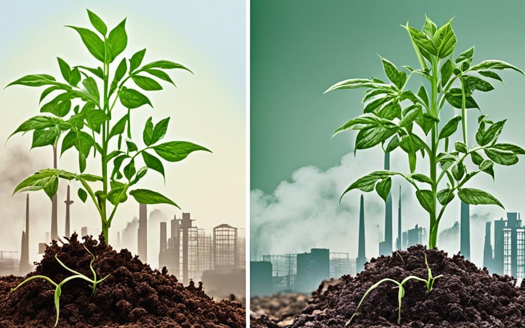 public awareness on air pollution impact plants