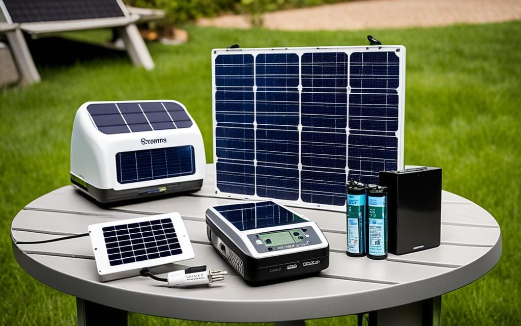 Portable power sources for solar lights Portable power sources for solar lights