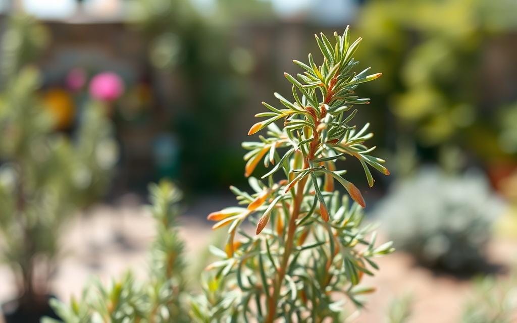 rosemary wilting from sun