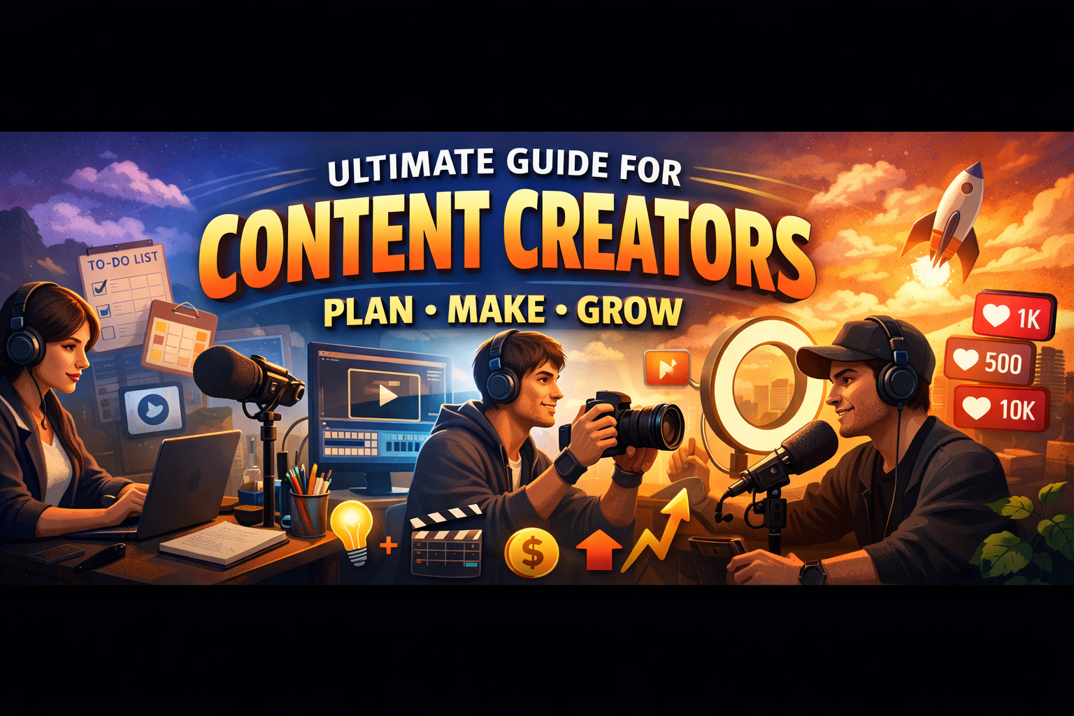 Ultimate Guide for Content Creators: Plan, Make, and Grow