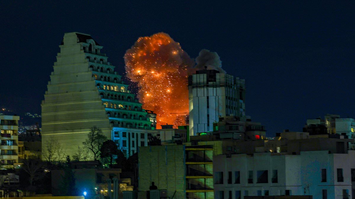 Flames engulf Iran after devastating US and Israeli strikes against regime’s oil depots as Trump warns ‘there won’t be anyone left to say surrender’