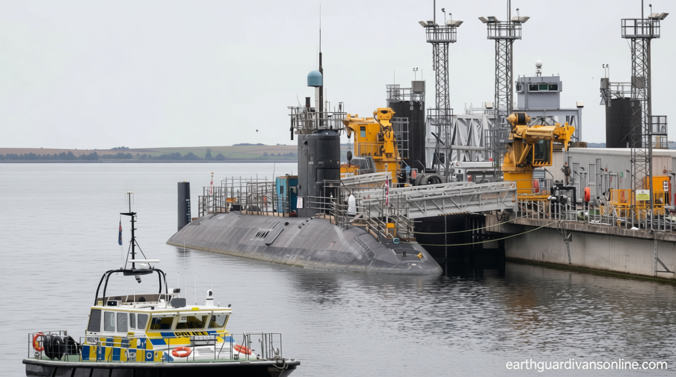 Iranian and Romanian charged after allegedly trying to enter UK nuclear naval base