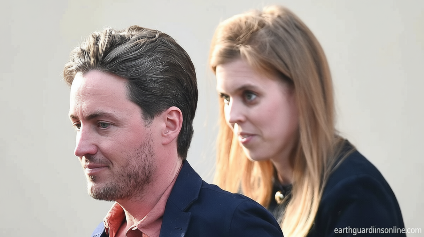 Princess Beatrice puts on united front with husband Edo during lunch out amid fears her ‘marriage is in trouble’ in wake of Epstein scandal