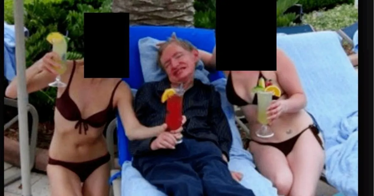 Women seen with Stephen Hawking in Epstein files ‘are his carers’