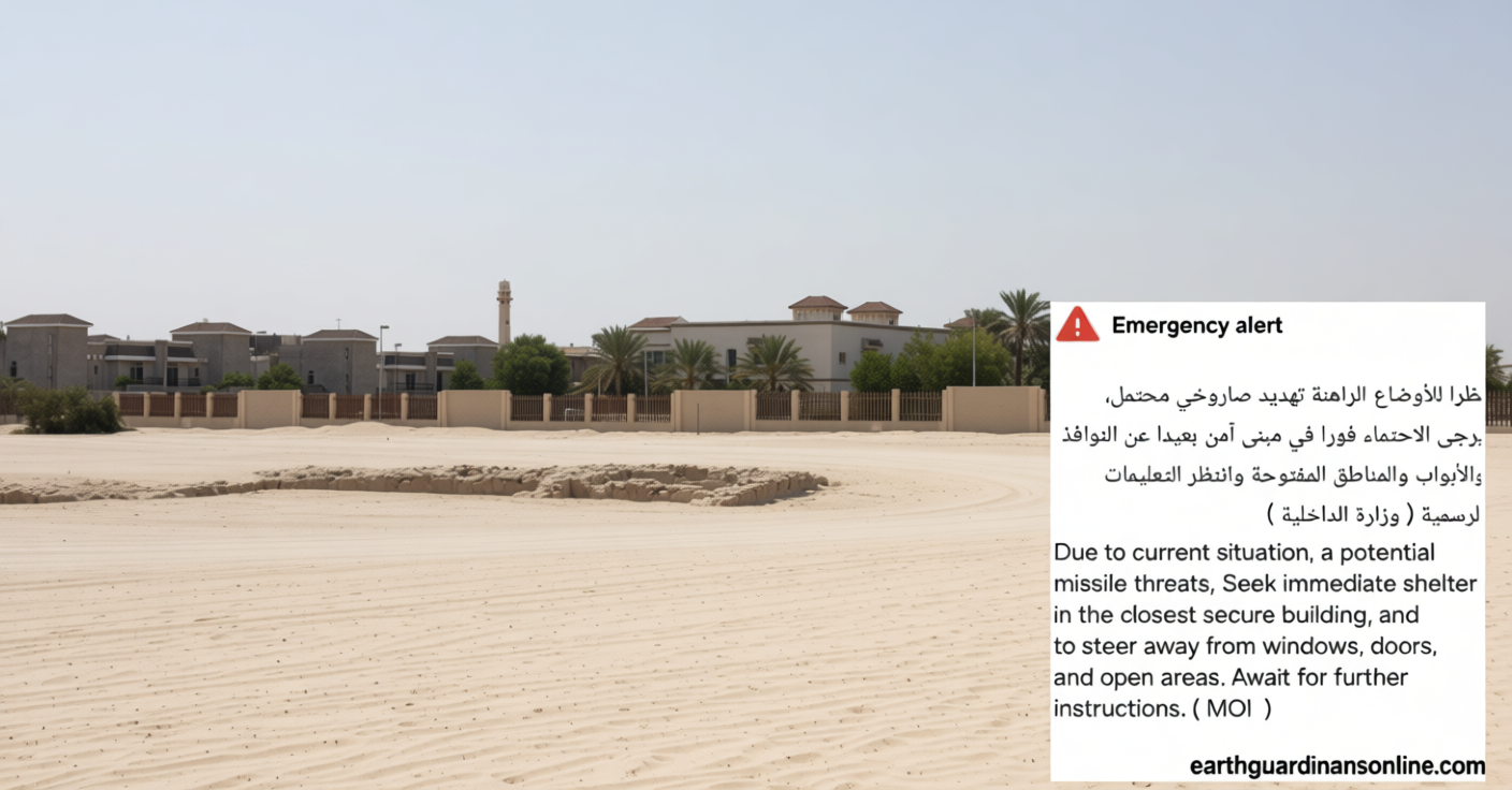 Brits in Dubai reveal ‘nerve-wracking’ emergency alerts ‘to seek immediate shelter’