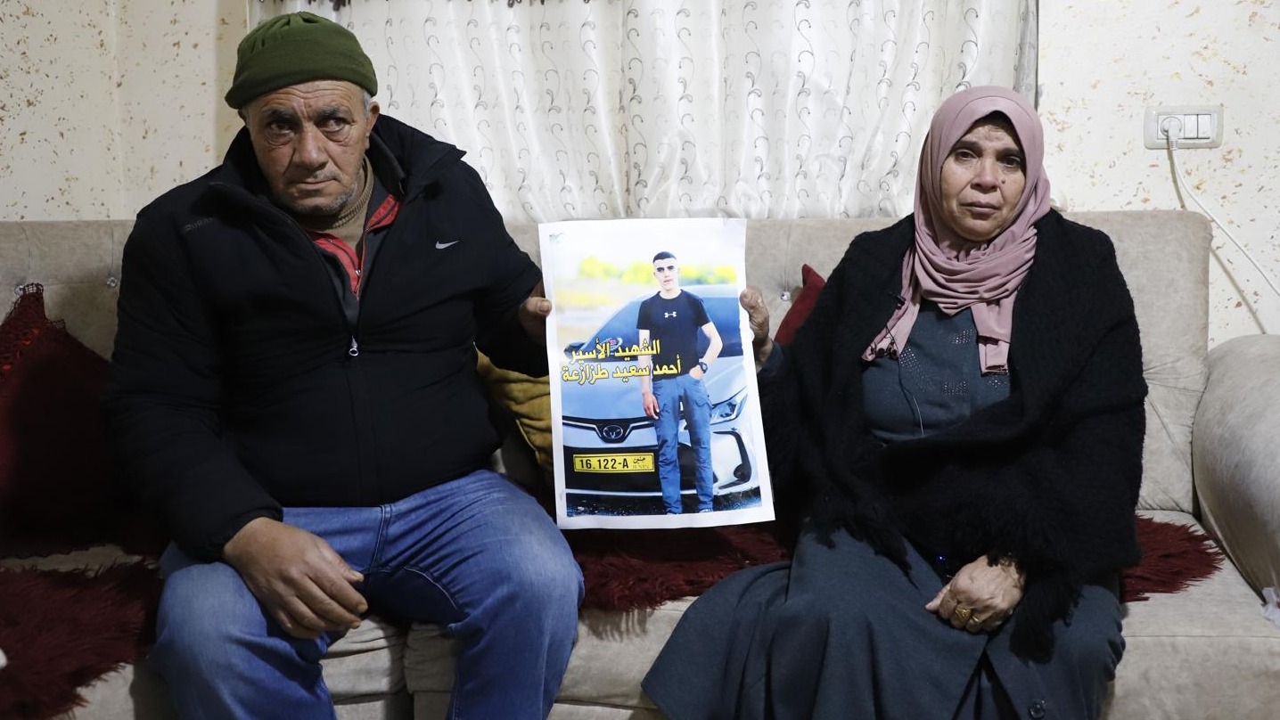 They were forced to hand one son over to the Israeli army in return for another. Eight months later he was dead in prison