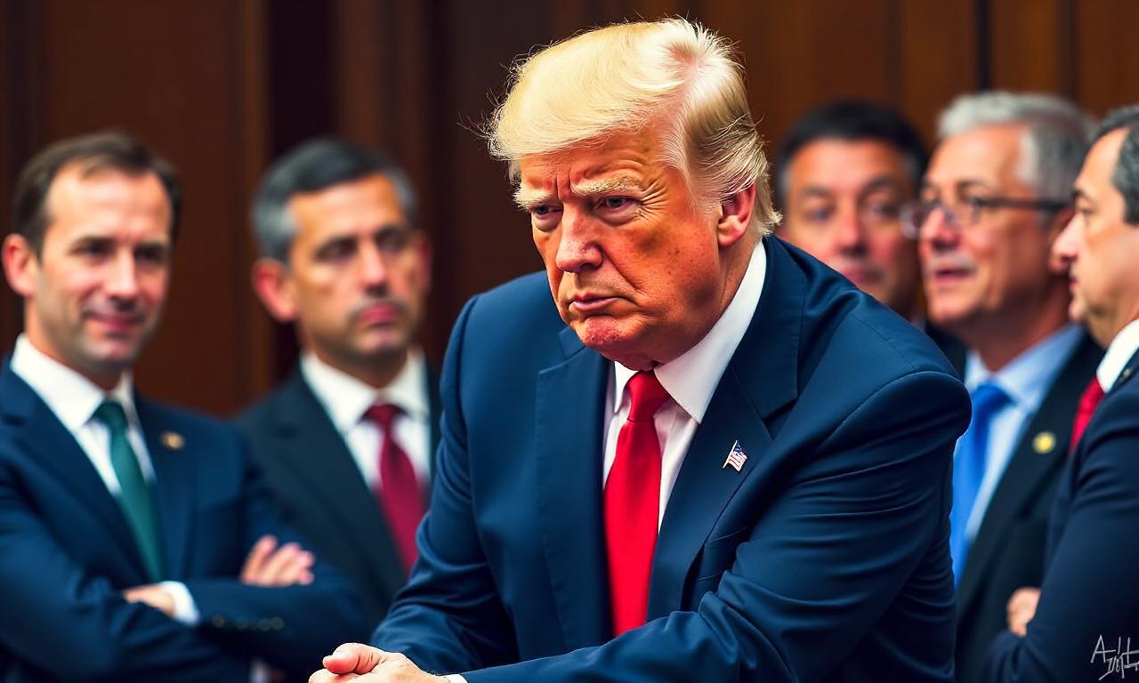 Trump criticises Nato after meeting alliance chief describes as ‘very frank’