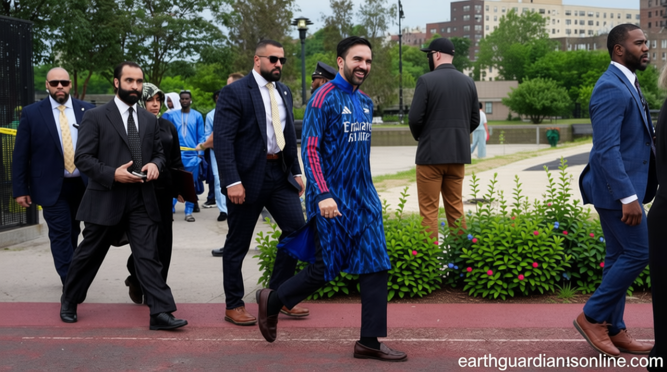 Look of the Week: New York City Mayor Zohran Mamdani celebrates Eid in an Arsenal-themed outfit