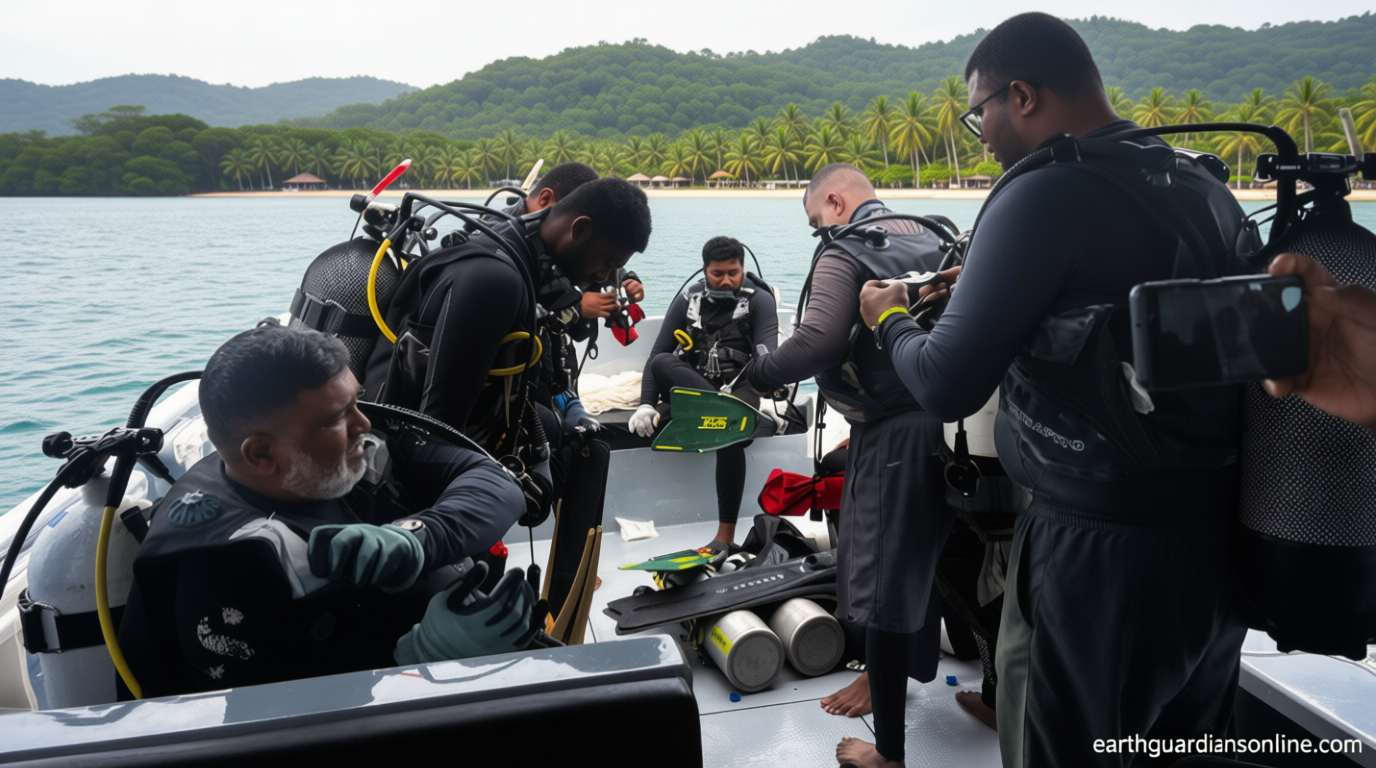 Top divers join perilous mission to recover Italian tourists’ remains from Maldives sea cave