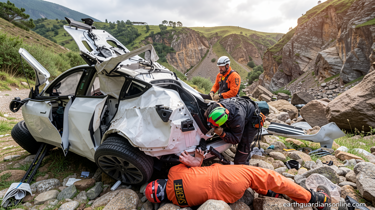 Charges dropped against California radiologist who drove Tesla carrying family off cliff