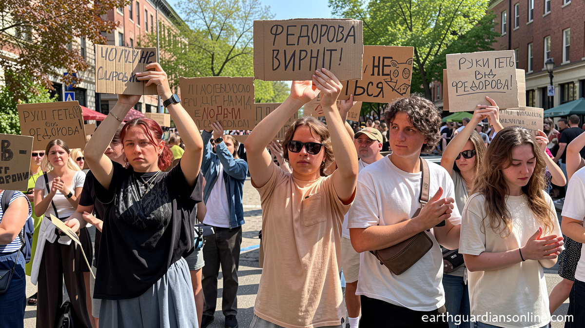 Zelensky faces protests over ousting of Ukraine’s defense minister despite military gains
