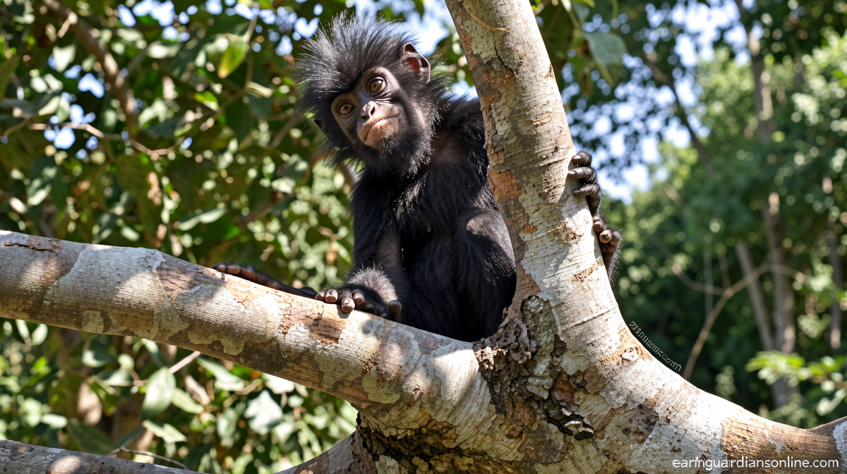 Monkey with orange lips identified as newfound species