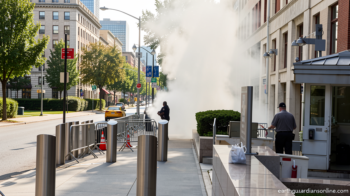 Man accused of throwing incendiary device at NYC federal building carried anti-ICE material, sources say