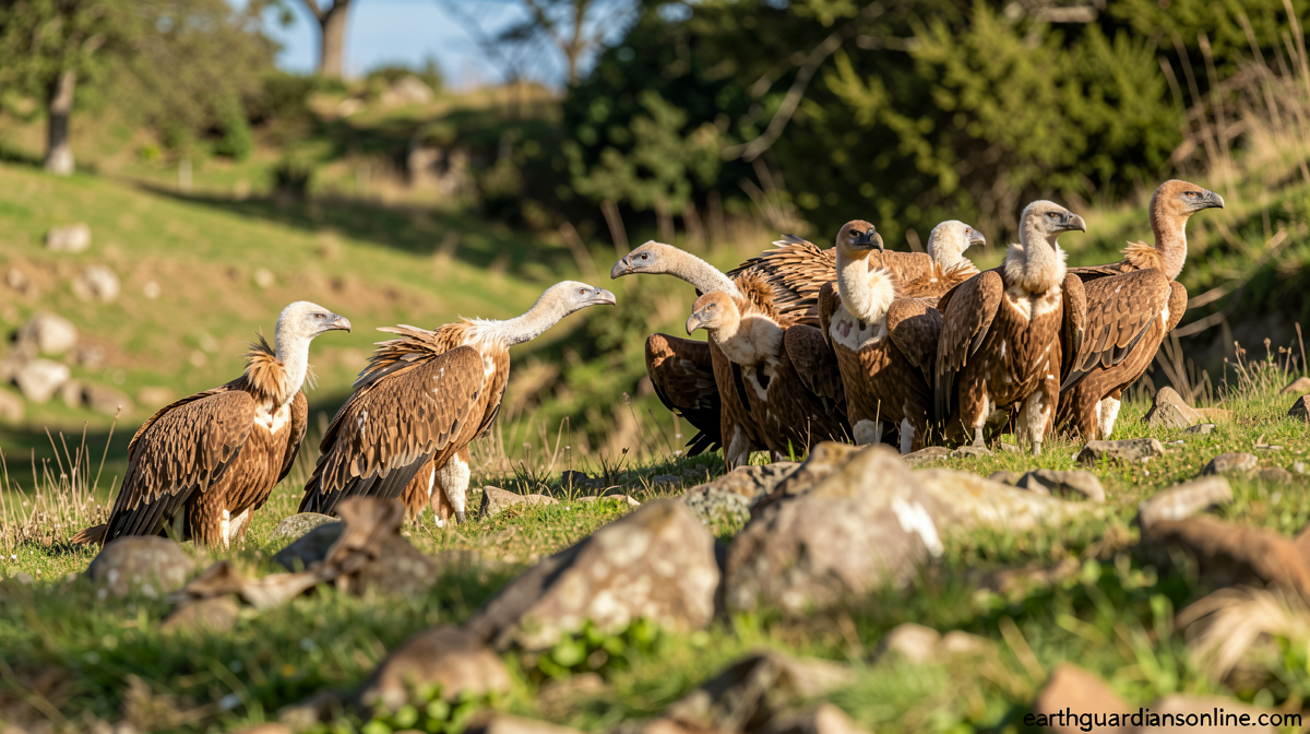 Nature’s cleanup crew: Stunning photos show vultures in a different light