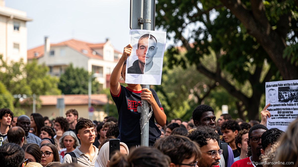 Moroccan man’s death in Italian police custody sparks some violent protests and calls for justice