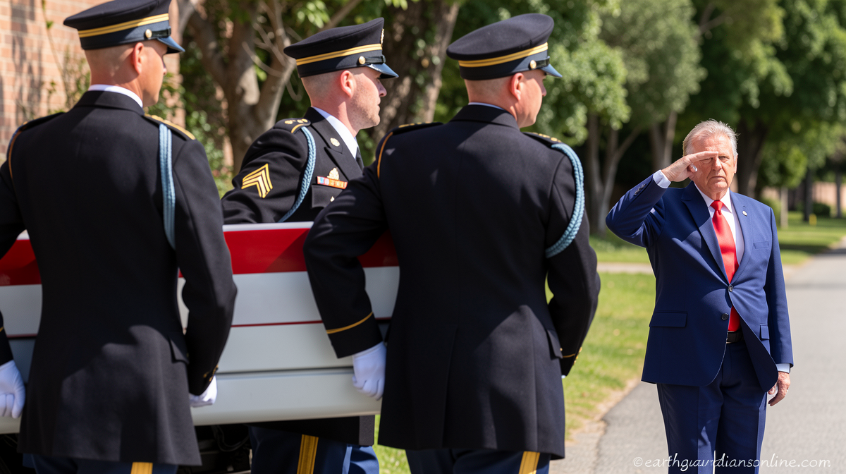 Trump greets the fallen as he faces a decision point on Iran