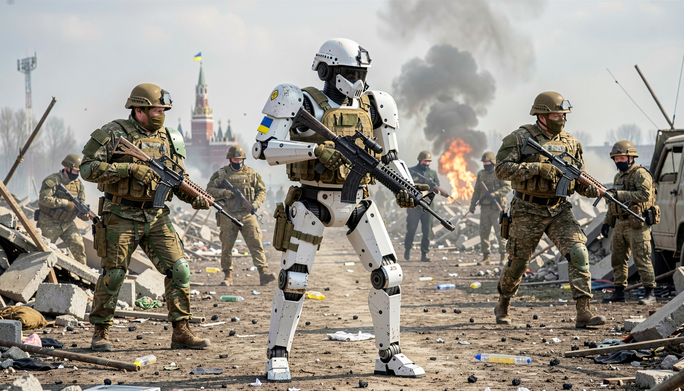 Armed robots take to the battlefield in Ukraine war