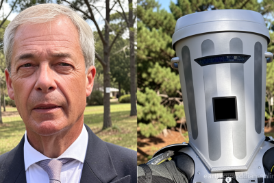 Nigel Farage wins election in which his main rival was a trash can