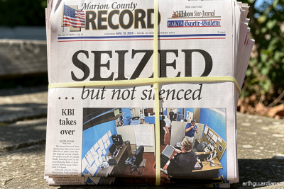 A Kansas town will pay $850K to end a reporter’s lawsuit over a 2023 raid on her paper’s offices
