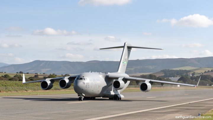 US Air Force flight to Antarctica turns back after space activity warning