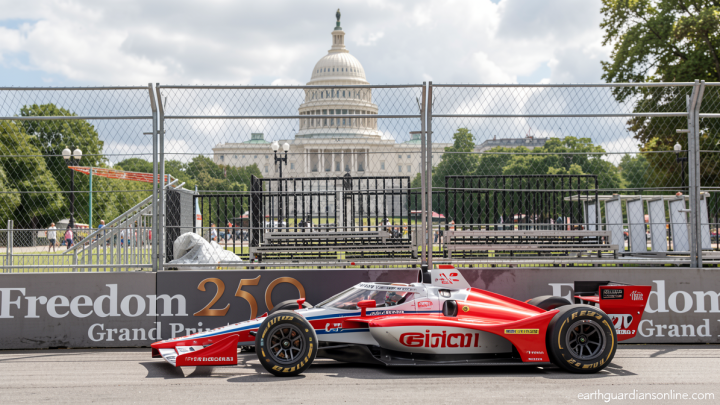 Inside DC’s historic heart, an IndyCar race backed by Trump kicks into gear
