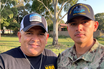 He was waiting for his son to return from the USS Lincoln. Then Border Patrol arrested him