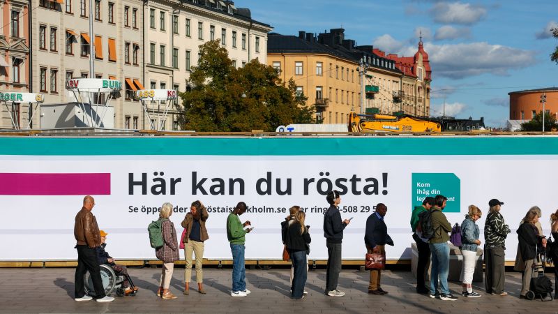 Swedish polls close in election deciding fate of far-right
