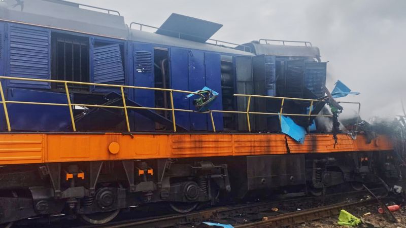 Security scare for Ex-CIA boss and former British PM as Russia strikes Ukrainian train