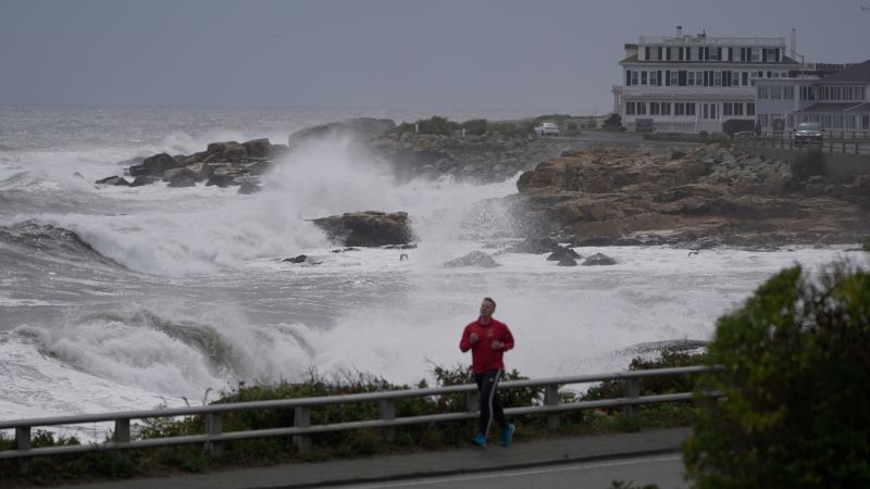 Northeast faces weekend of relentless wind, rain and coastal flooding as powerful fall nor’easter digs in