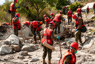On the ground in China’s wiped-out border zone, the fate of hundreds is still unknown