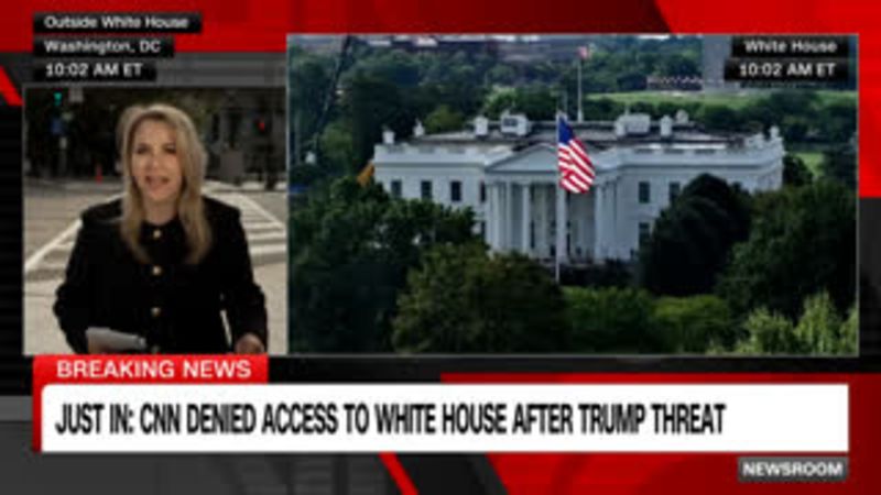 CNN, MS NOW and Politico denied access to White House after Trump ‘ban’